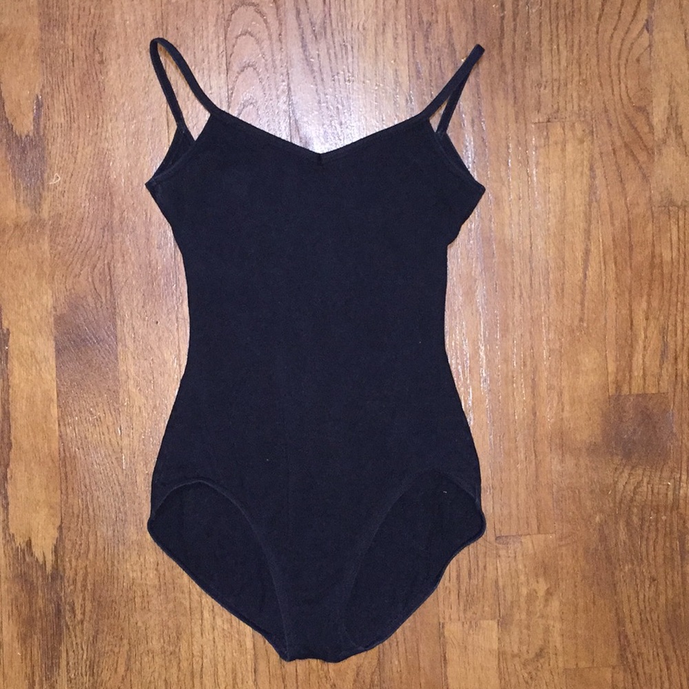Capezio Black Camisole Ballet Leotard